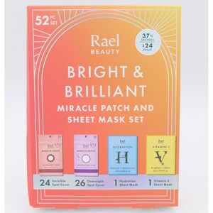 Rael Bright & Brilliant Miracle Patch & Sheet Mask Set - 50 Patches & 2 Masks